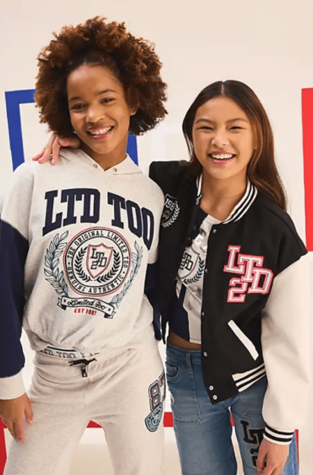 back to school girls clothing - varsity bomber